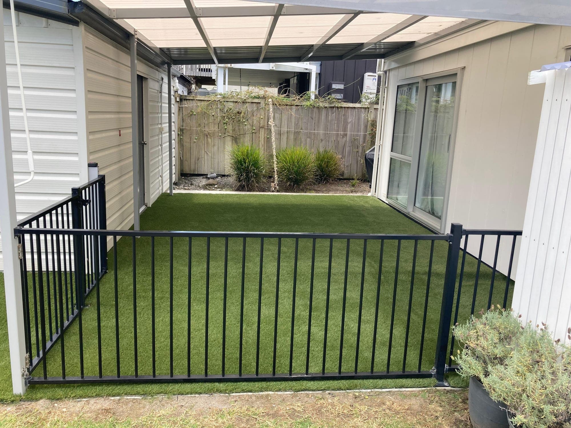 Premium artificial lawn installed at a Bay of Plenty home