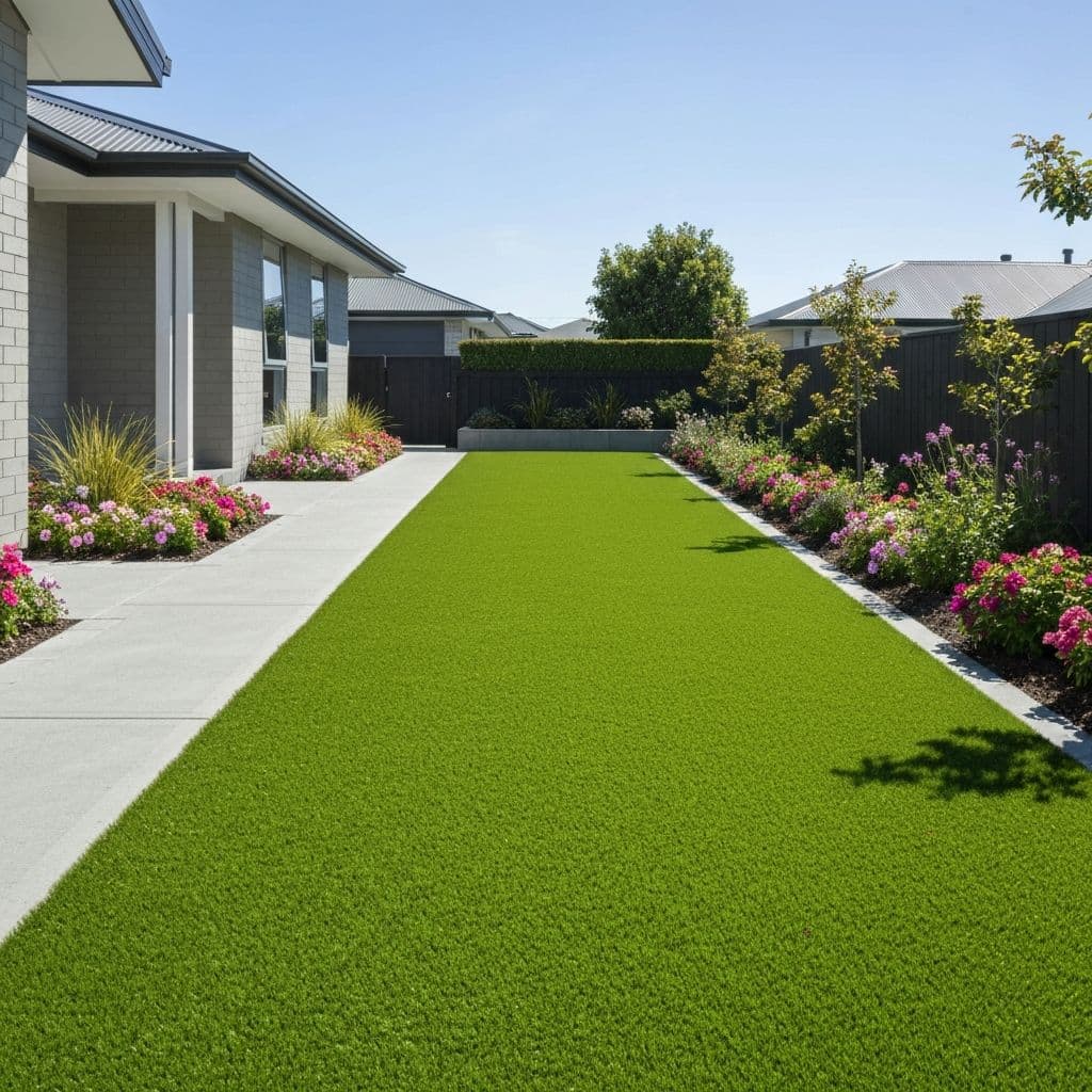 Premium artificial lawn installed at a Bay of Plenty home